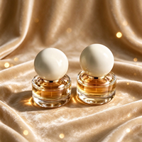 Flacons de parfum en verre de haute qualité avec capuchon rond élégant, acceptant les services personnalisés pour les marques de luxe