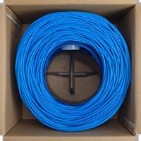 Cable LAN Cat6 U/UTP STP de 305 metros en caja, marca Jiajie OEM, precio económico, con certificación CE y Flu Ke