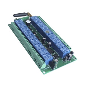 DC12-36V không dây 18ch <span class=keywords><strong>RF</strong></span> điều khiển từ xa Receiver điều khiển động cơ bảng điều khiển máy bơm nước ban Starter Kit 433Mhz nhà máy giá - Product Image 1