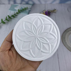 Moldes de fundición de resina hechos a mano para posavasos de silicona redondo estilo Ins DIY 10093 adornos decorativos herramientas para pasteles - Product Image 2