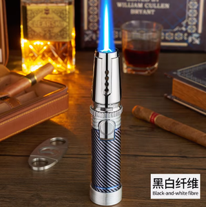Encendedor de pistola pulverizadora de cigarros con llama ajustable, nueva antorcha, recargable para cigarrillos de butano encendedor, vela de cocina, barbacoa, Camping - Product Image 6