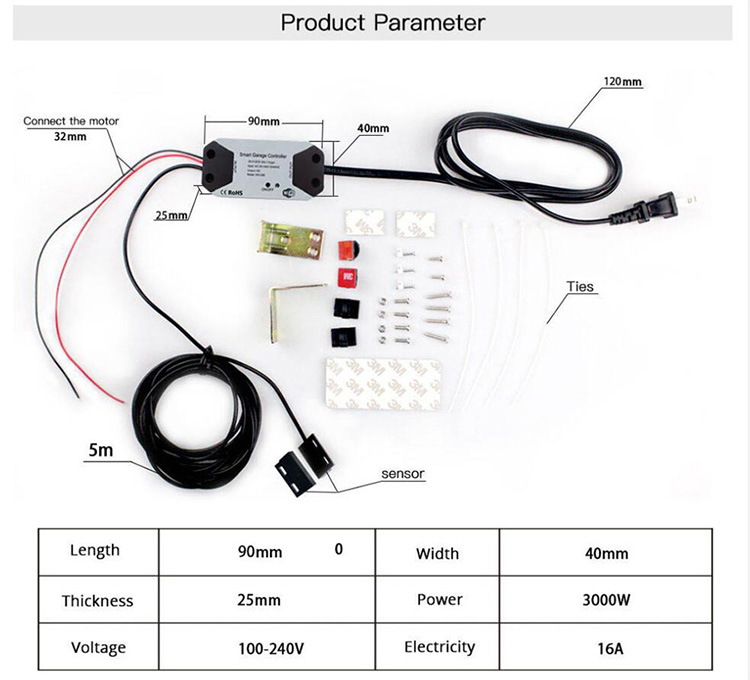 WiFi Garage Door Opener Controlleror Opener Controller