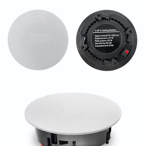 Altavoz de Techo <span class=keywords><strong>HiFi</strong></span> sin Marco Zhiku Z318H, Económico, de Buena Calidad, Nuevo Diseño, Moderno, 25W 60W 8ohm 5.25'', Bidireccional, con Cubierta de ABS - Product Image 3