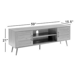 Mobile TV Economico all'Ingrosso con Gestione Cavi, Console Multimediale Minimalista in MDF per Soggiorno o Camera da Letto - Product Image 6