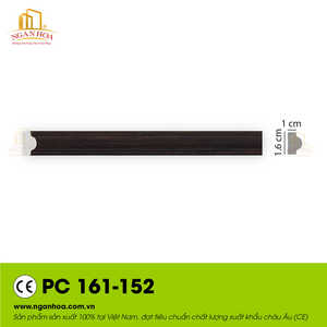 Moulures murales en PS imperméables à l'effet bois, vente en gros d'usine |   Moulures décoratives en polystyrène pour la décoration intérieure PC161 - Product Image 2