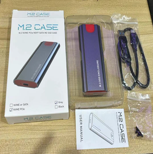 Fabrika trend <span class=keywords><strong>M</strong></span>.<span class=keywords><strong>2</strong></span> USB 3.1 tip-c 10G hız taşınabilir sabit Disk kutu NVME NGFF çift protokolü harici katı hal muhafaza - Product Image 6