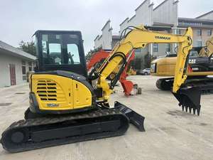 Mini-excavatrice hydraulique sur chenilles d'occasion Yanmar YANMAR55 de 5 tonnes, moteur à faible nombre d'heures, modèle 2022, vente à prix réduit à Shanghai - Product Image 2