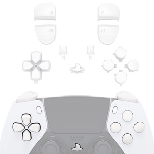 EXtremeRate Custom Full Set Buttons Replacement Buttons Face Buttons Joystick <b>Keys</b> for PS5 Dualsense Edge Controller - Product Image 1