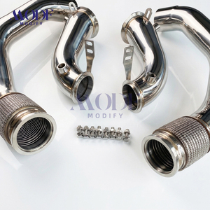 Sistema de Escape de Acero Inoxidable, Tubo de Bajada para <span class=keywords><strong>BMW</strong></span> F90 M5 F92 <span class=keywords><strong>M8</strong></span> con Motor S63 V8 Turbo, Tubo de Bajada con Tubo Flexible - Product Image 5