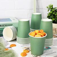 Gobelet en papier jetable pour café, 9 oz, gobelets en papier 2024 pour boissons chaudes et froides