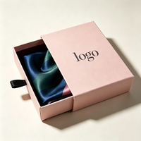 Boîte à tiroir coulissant personnalisée de luxe, emballage en carton rigide, boîtes cadeaux pour bijoux, portefeuilles, foulards, parfums