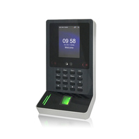 Máquina de control de asistencia facial con código PIN, control de acceso por huella dactilar, verificación de tarjetas RFID, escaneo y cámara de reconocimiento facial