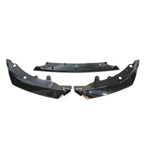 Bmw Front Lip Splitter Glossy Black Abs 3 Section For G22 4 Series 2021 2024 Competition <b>Model</b> - Product Image 2