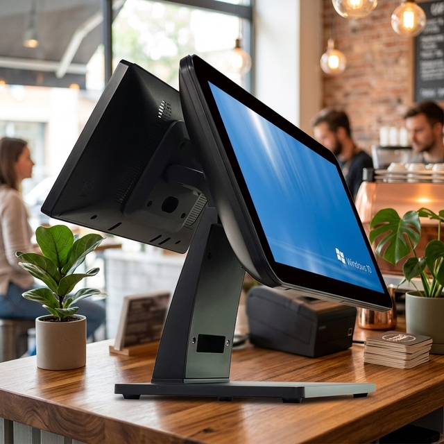 15.6 Inch Touch Screen Detachable POS Terminal Customizable Aluminium Stand Multi-OS (Linux/Windows/Android) Bluetooth/Wi-Fi 6