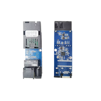 Mini convertisseur de média fibre optique Gigabit, carte PCBA, convertisseur optique Ethernet 100/1000M, commutateur fibre optique simple mode simplex SC UPC