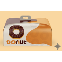 Boîtes à gâteaux personnalisées carton jetable à emporter paquet de pain et biscuits de boulangerie coffrets cadeaux gâteau de lune