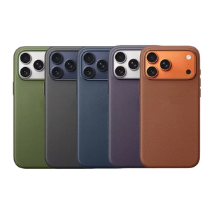 Funda Magnética TechWoven Original para Teléfono Móvil iPhone 17 16 Pro Max, Diseño de Marca, Textura de Lino, Botón Magnético Ai, Cubierta Trasera - Product Image 1