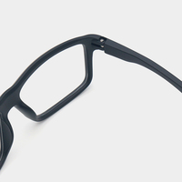 Monture de lunettes classique et tendance pour homme en TR90, double couleur, avec branches antidérapantes réglables et charnière à ressort