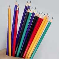 Crayon hexagonal HB à marque privée avec gomme, prix abordable, en bois, idéal pour les cadeaux de bienvenue