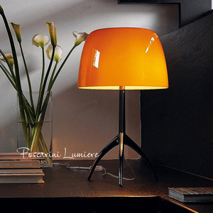 Lámpara de <span class=keywords><strong>mesa</strong></span> BIFANG posmoderna italiana G9, diseño moderno con cuerpo de hierro cromado, luz de fuente de alimentación eléctrica de <span class=keywords><strong>cristal</strong></span> Simple de 3 colores - Product Image 6