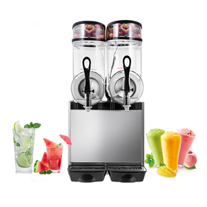 700瓦商用双碗全尺寸雪泥冷冻饮料机12L * 2冰汁分配器 - Product Image 2