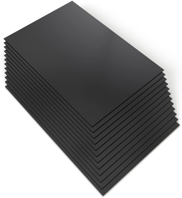 Wholesale Black Paper Coated Double Sides 5MM KT Board Model Making Foam Board Advertising Foam Board PS Light Weight Foam Board