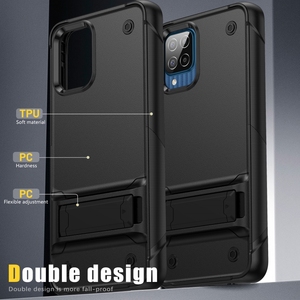 Casing Pelindung Belakang Tahan Guncangan, Casing Pelindung Belakang dengan Sandaran untuk Samsung M12 A03S Versi India Redmi Note 11P - Product Image 2