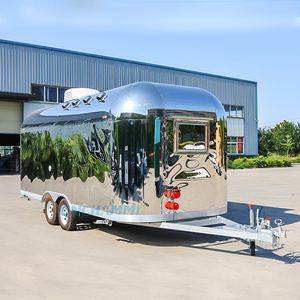 Chammp รถเข็นขายอาหารสุนัขร้อนพิซซ่าขายร้อนร้านอาหารตู้ขายอาหารจานด่วนตู้ขายอาหารตู้ขายอาหารสแตนเลส - Product Image 4