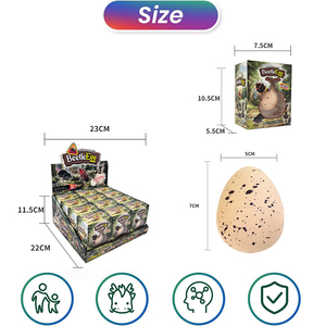 Œufs de scarabée à faire éclore dans l'eau, assortiment varié de scarabées à faire éclore et grandir, pour jeux de chasse aux insectes, remplissages de paniers de Pâques - Product Image 3