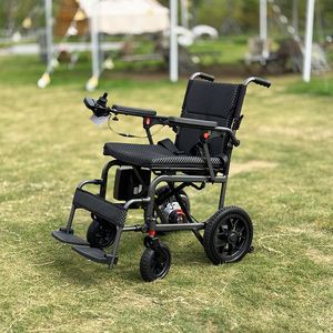 Silla de Ruedas Eléctrica con Reposapiés Ajustable, Batería Extraíble de 24V para Pacientes en Centros de Rehabilitación, Grado Médico Diario, TUV - Product Image 3