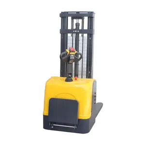 Wholesale Stand Drive Full Electric Stacker Crane 1 Ton 2 Ton Full Electric Self Loading Stacker