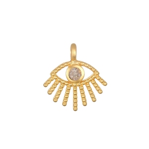 Collier Pendentif DIY Élément Classique pour Femme, Plaqué Or, Breloques Pendentifs <span class=keywords><strong>Soleil</strong></span>, Œil du Diable, Lune et Pierre <span class=keywords><strong>de</strong></span> Naissance - Product Image 5