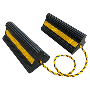 Heavy Duty Aircraft High Resistance to Severe Impact Portable Rubber <strong>Wheel</strong> <strong>Chock</strong> for Car , Aircraft ,Trucks,RV AWC01 - Product Image 2