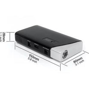 Nouveauté : Démarreur de batterie au lithium 600A avec éclairage LED pour démarrage d'urgence automobile, portable pour voitures/motos/camions - Product Image 2