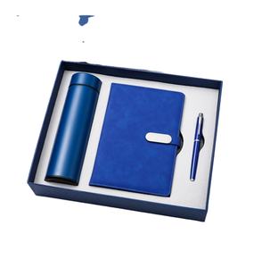 豪华A5笔记本礼品套装多色精装PU商务日记本笔保温杯诱人礼品盒促销礼品 - Product Image 1