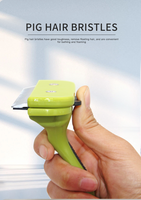 Brosse démêlante auto-nettoyante pour animaux de compagnie avec logo personnalisé, vente en gros EUR PET Factory, pour le toilettage des chats et des chiens