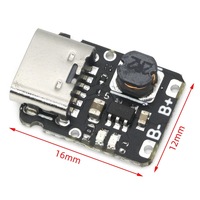 Module de charge et de décharge universel 5V pour batteries au lithium 18650 37V/42V avec protection Type-C et carte d'alimentation Boost