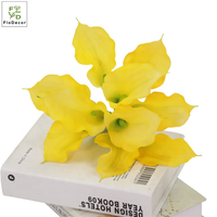 Buket Bunga Calla Lily Plastik Berkualitas Tinggi, Sentuhan Realistis, Bunga Artificial Putih untuk Dekorasi Pernikahan, Pesta, Rumah, dan Centerpiece Meja