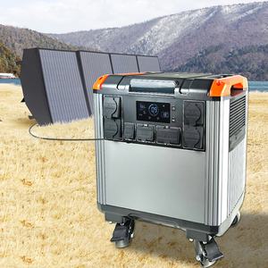 Kit Générateur Solaire 4KWh, Station d'Énergie Portable 4000W 4000Wh, Batterie LiFePO4 avec Panneaux Solaires 800W, Alimenté par l'Énergie Solaire - Product Image 1