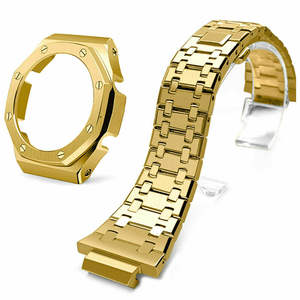 Nouveau bracelet de montre de luxe en acier inoxydable pour boîtier en métal <span class=keywords><strong>Gshock</strong></span> pour boîtier de bracelet de montre GA2100 deuxième génération - Product Image 2