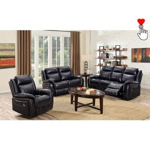 Fauteuils inclinables en cuir, nouveau design, en promotion - Product Image 2
