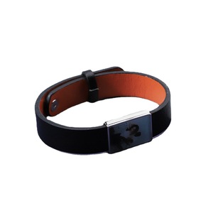 Foto personalizada Pulsera de acero inoxidable de cuero Foto Hombres Pulsera - Product Image 6