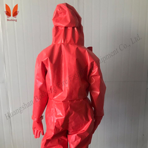 Combinaison de sécurité imperméable et respirante pour <span class=keywords><strong>pompier</strong></span>, anti-abeilles, rouge, coupe ample, entièrement enveloppante, réfléchissante, une pièce, pour sauvetage d'urgence - Product Image 4