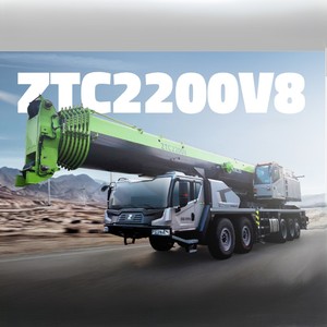 220ton Zommillion משאית מנוף zat2200v863 <span class=keywords><strong>200t</strong></span> כל שטח נייח 220 טון בנייה ציוד רכב מנוף למכירה למכירה - Product Image 2