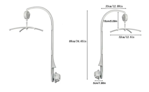 Supporto per Campanello Mobile da Culla da 23 Pollici, Braccio Regolabile per Culla con Carillon - Product Image 4