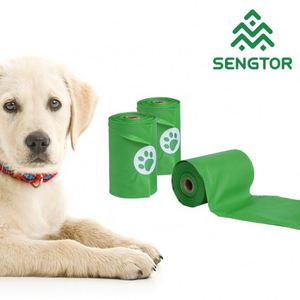 Color or Logo Portable Pet Based <b>Compostable</b> Leak-proof Bio Animal 100% Biodegradable Dog Poop <b>Bag</b> - Product Image 2
