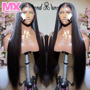 Rohes Vietnamesisches Natürliches 13x6 Klebstofffreies Echthaar-Perücken Echthaar-Lace-Front-Perücke Cuticle Aligned Hair 360 HD Full Frontal Lace Wig - Product Image 4