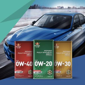 Preço de Atacado Tecnologia Avançada Totalmente Sintético API SQ 0W20/30/40 PAO + Grau V Óleo Básico Do Motor De Óleo Proteger O Motor - Product Image 1