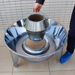 Rôtissoire à canard au charbon de bois professionnelle, rôtissoire cylindrique sans fumée au charbon de bois de fruits de 80 cm et 90 cm pour poulet - Product Image 5