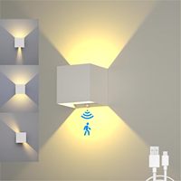 Bewegungs sensor Wand leuchte Batterie betriebene Wand leuchte Wiederauf ladbare Wand leuchte Magnetisches schnur loses Nachtlicht für den Innenbereich